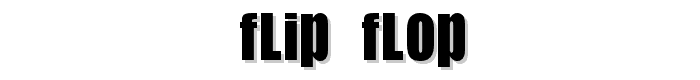 Flip Flop font